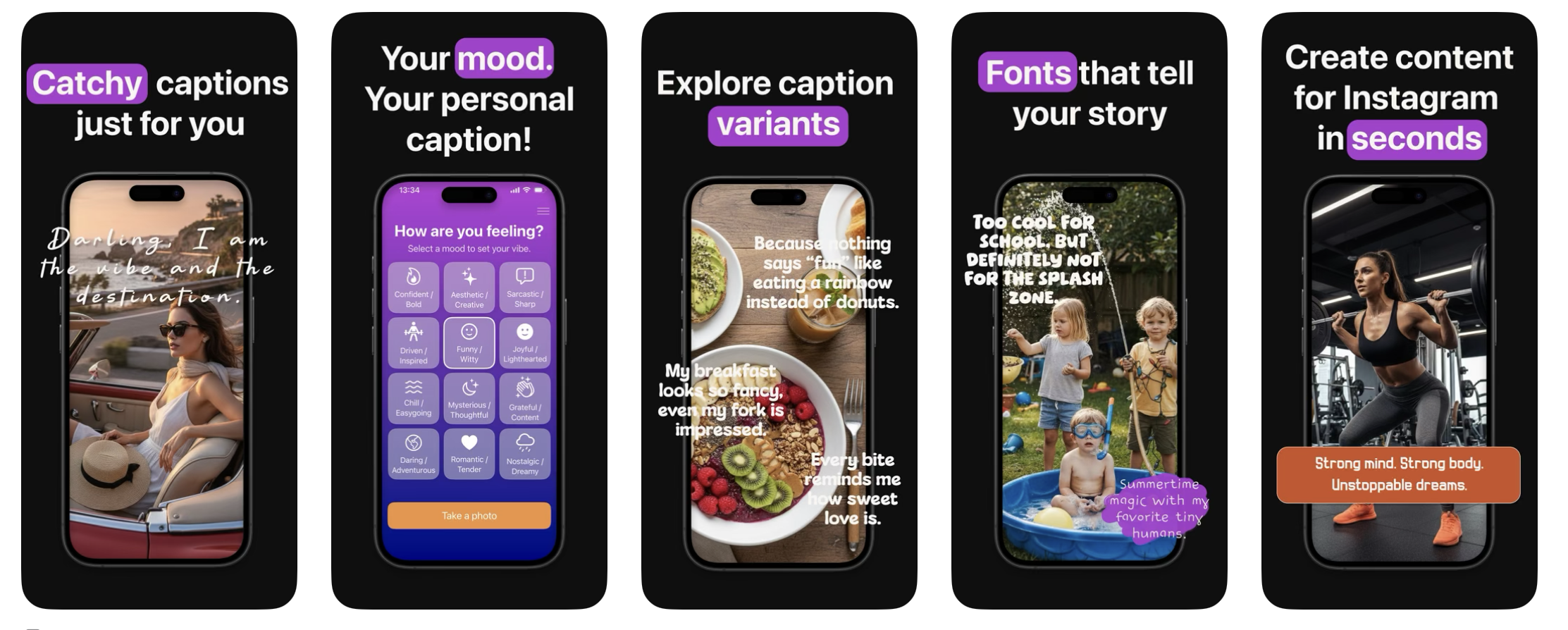 CaptionIt - AI photo captions screenshot 1