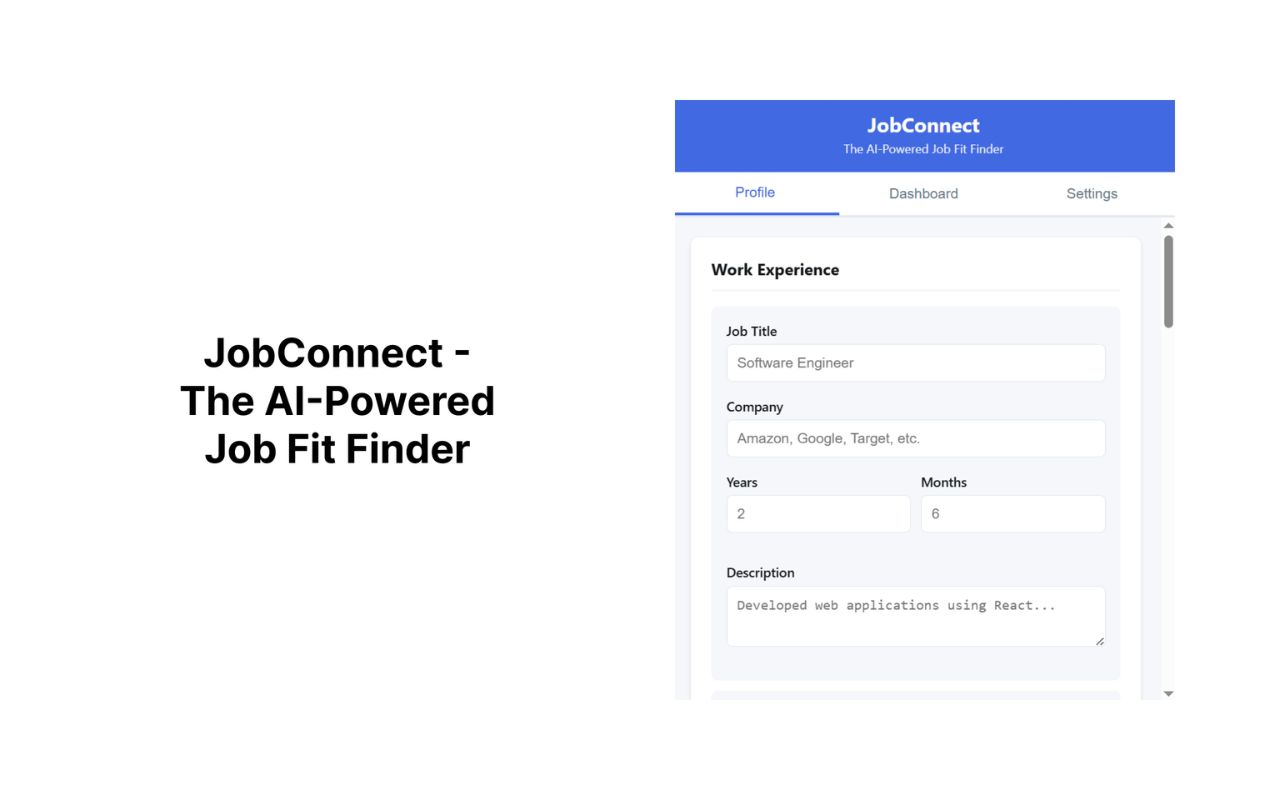 JobConnect screenshot 1