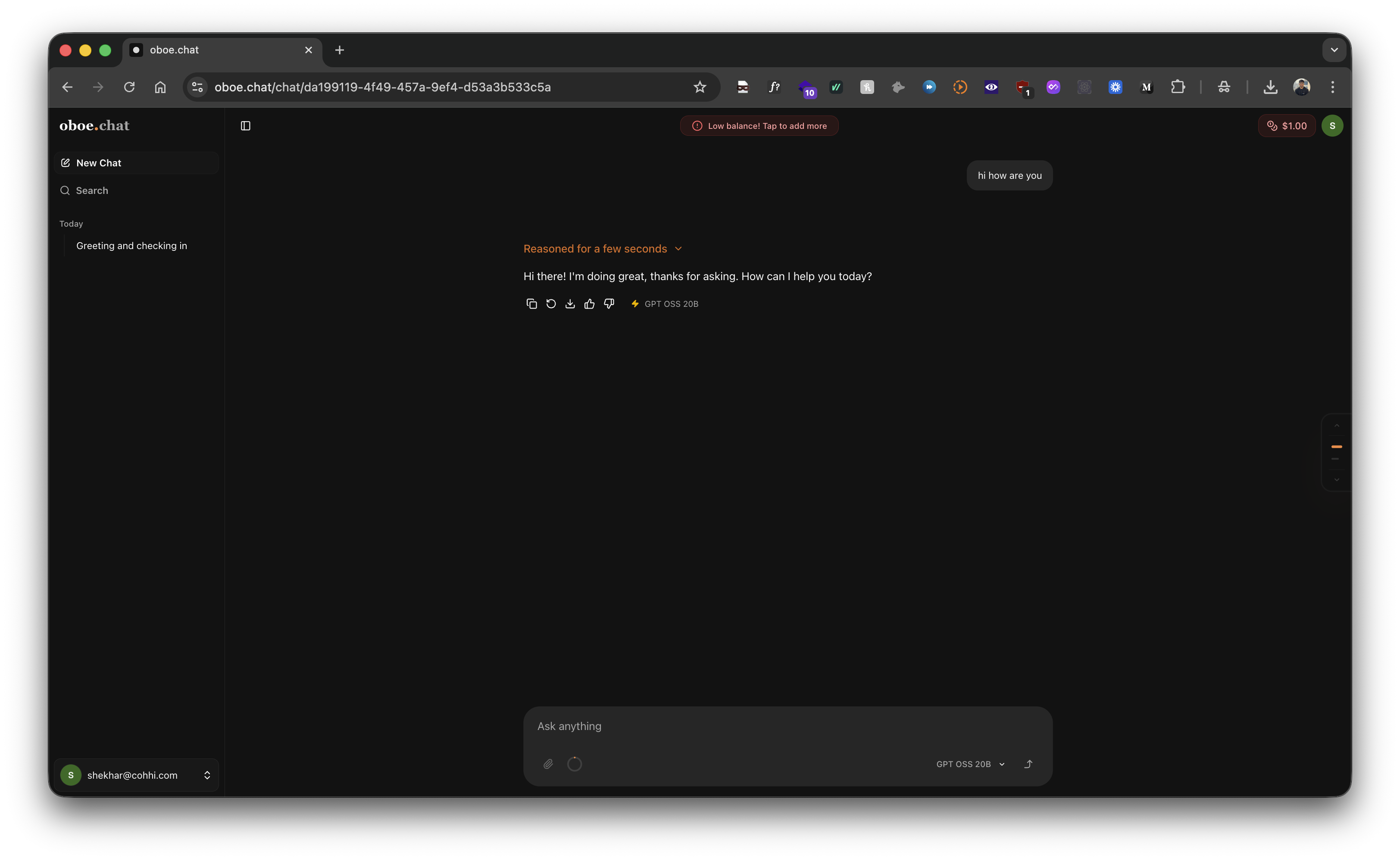 oboe.chat screenshot 2