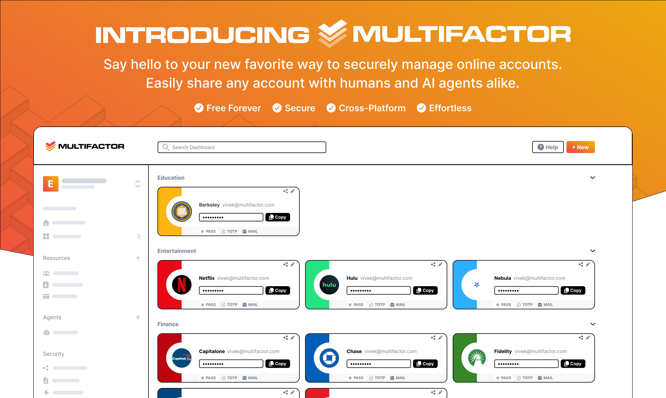 Multifactor screenshot 1