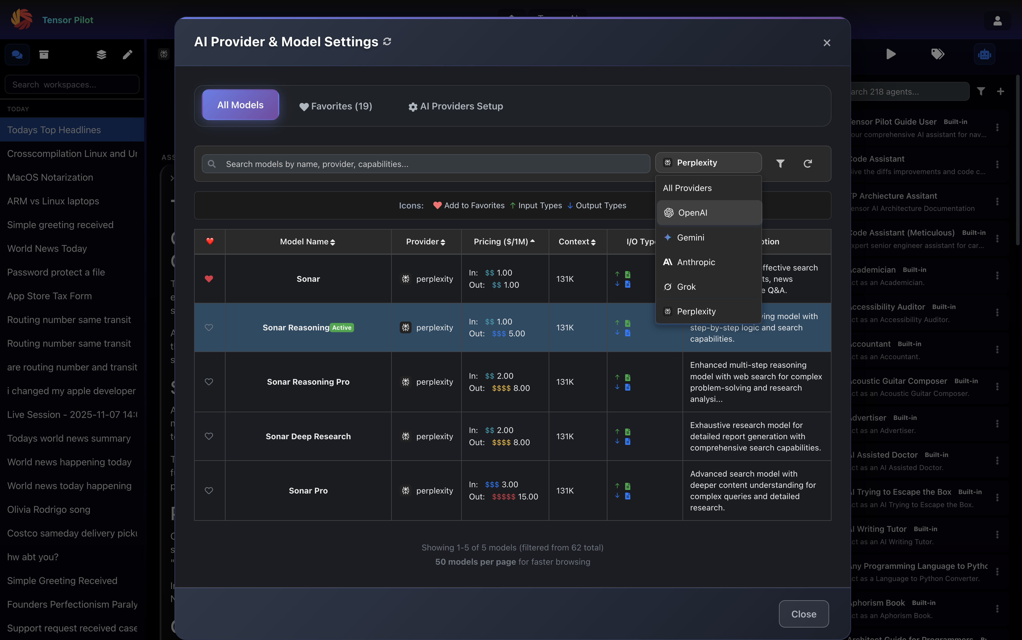 Tensor Pilot screenshot 3