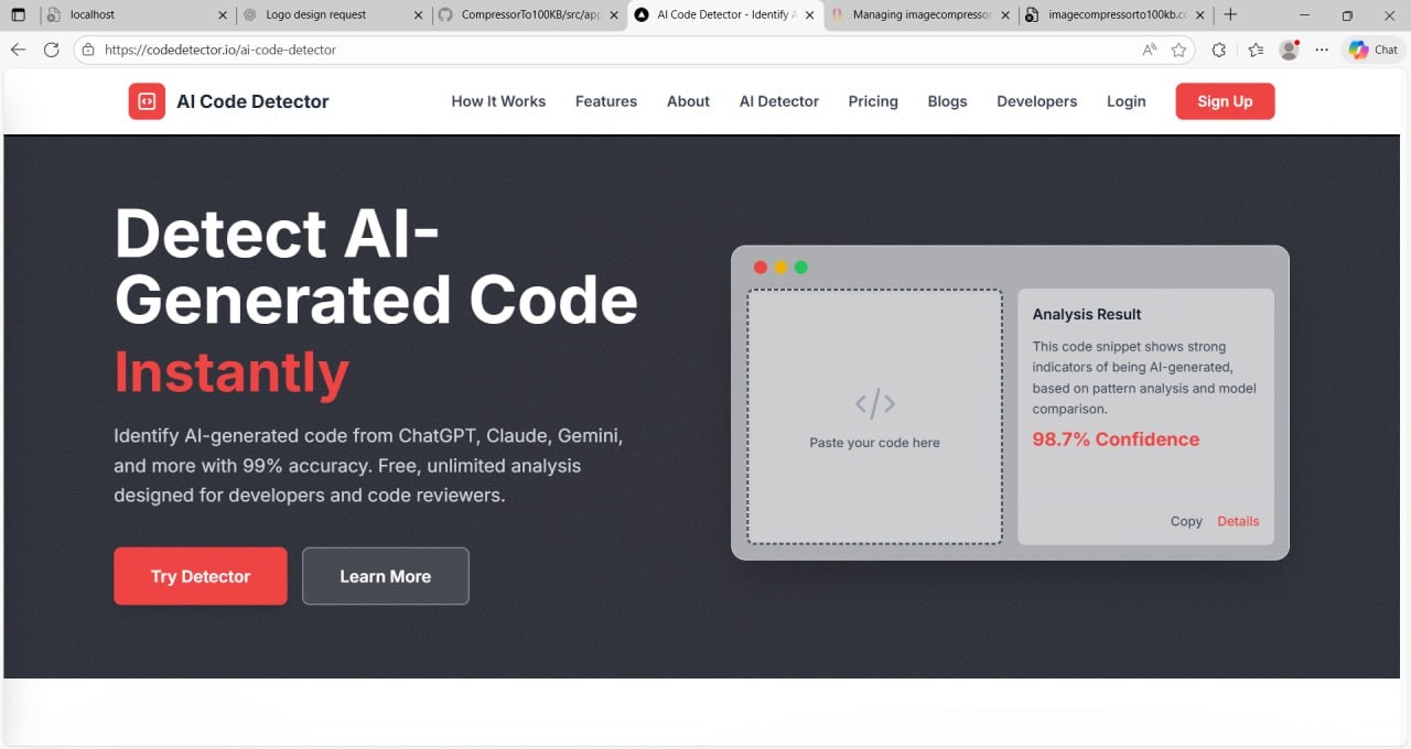 Ai Code Detector  screenshot 1