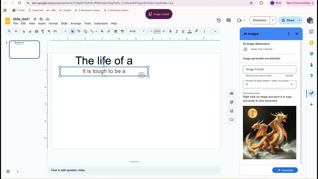 AI Images - Google Workspace Add-on screenshot 1