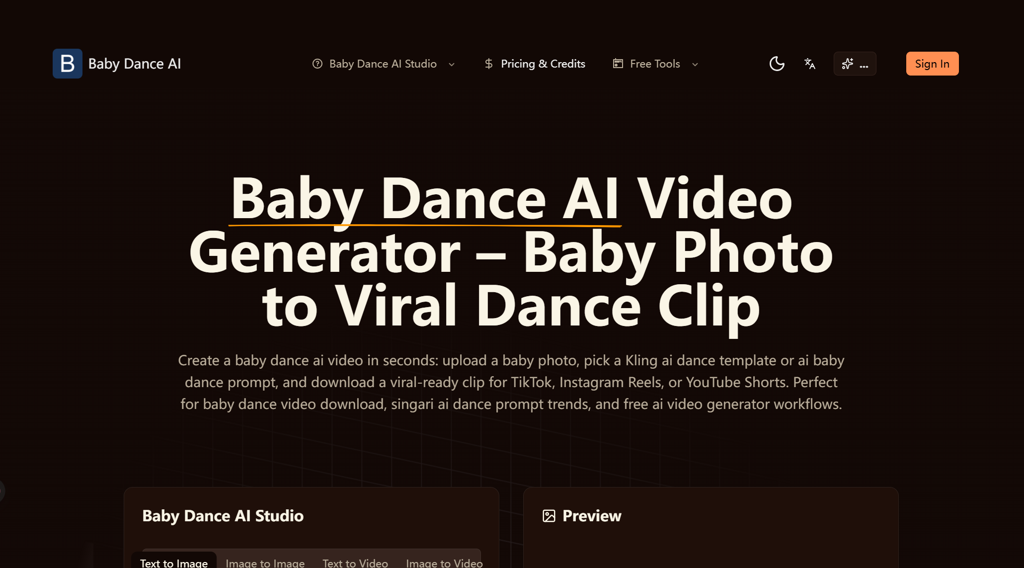 Baby Dance AI screenshot 1