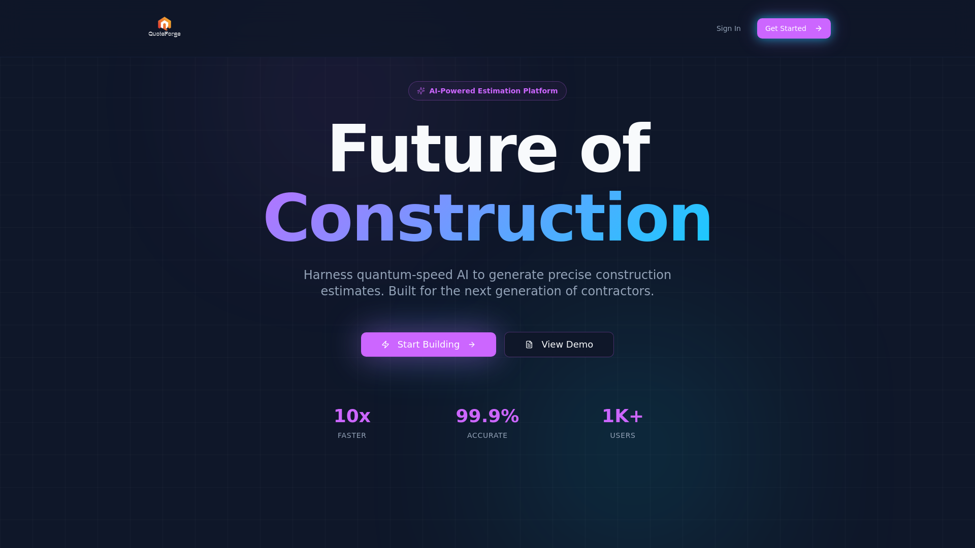 QuoteForge screenshot 1