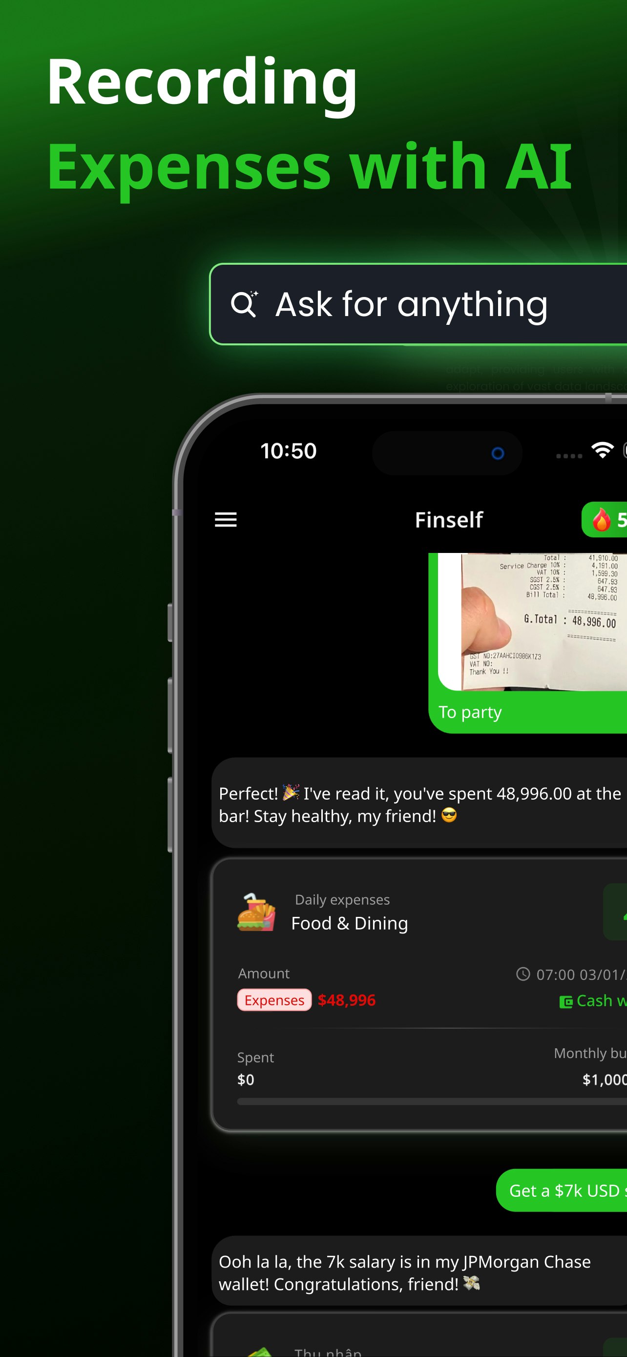 Finself: AI Track Budget Plan screenshot 3