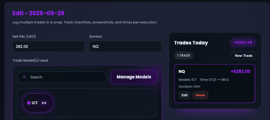 TradeTrakR screenshot 4