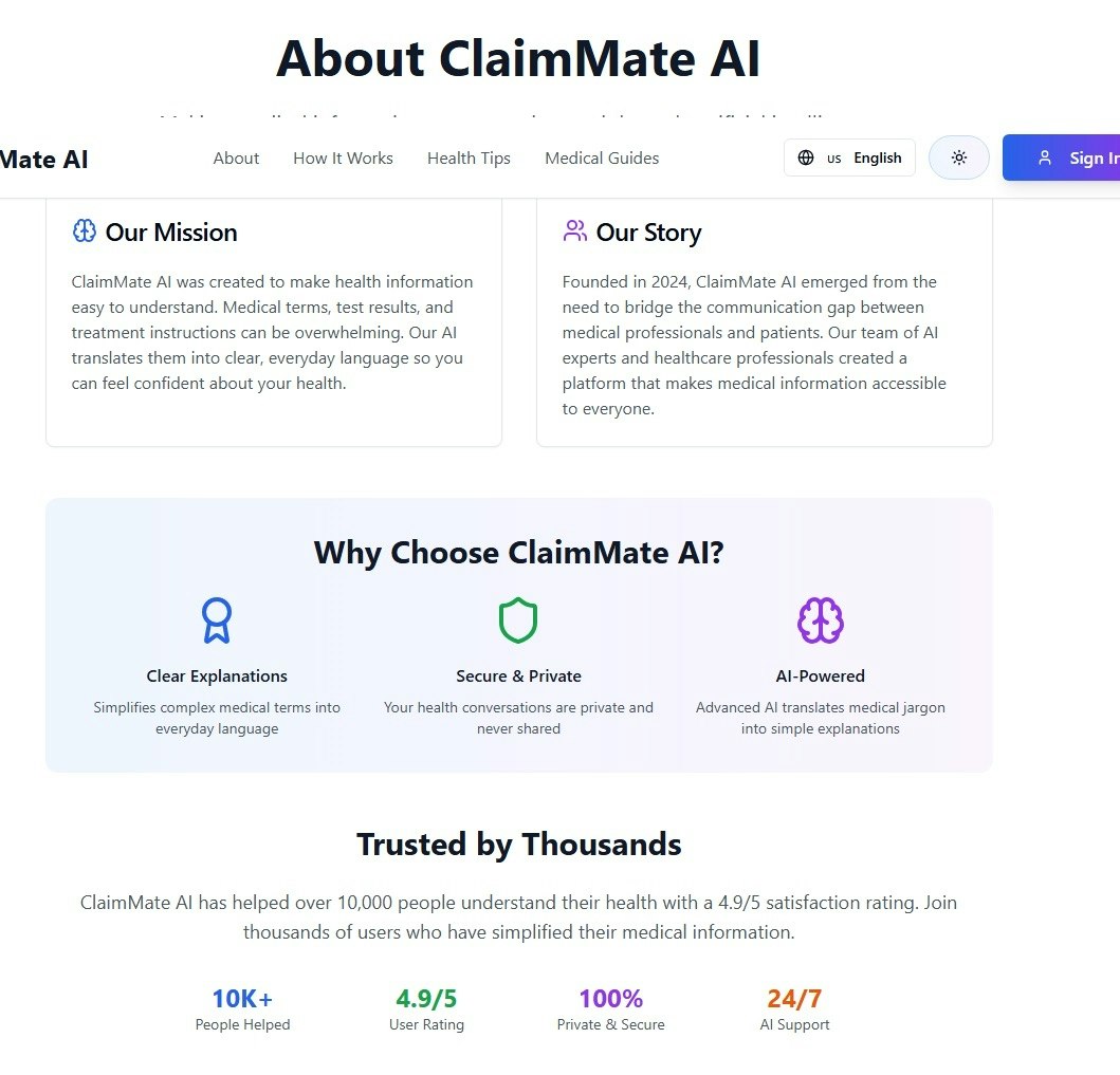 Claimmate ai screenshot 1