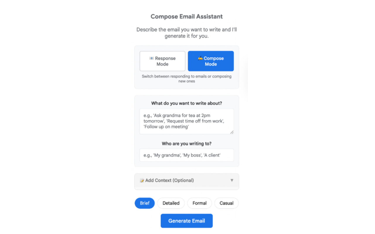 Gmail AI Assistant screenshot 3