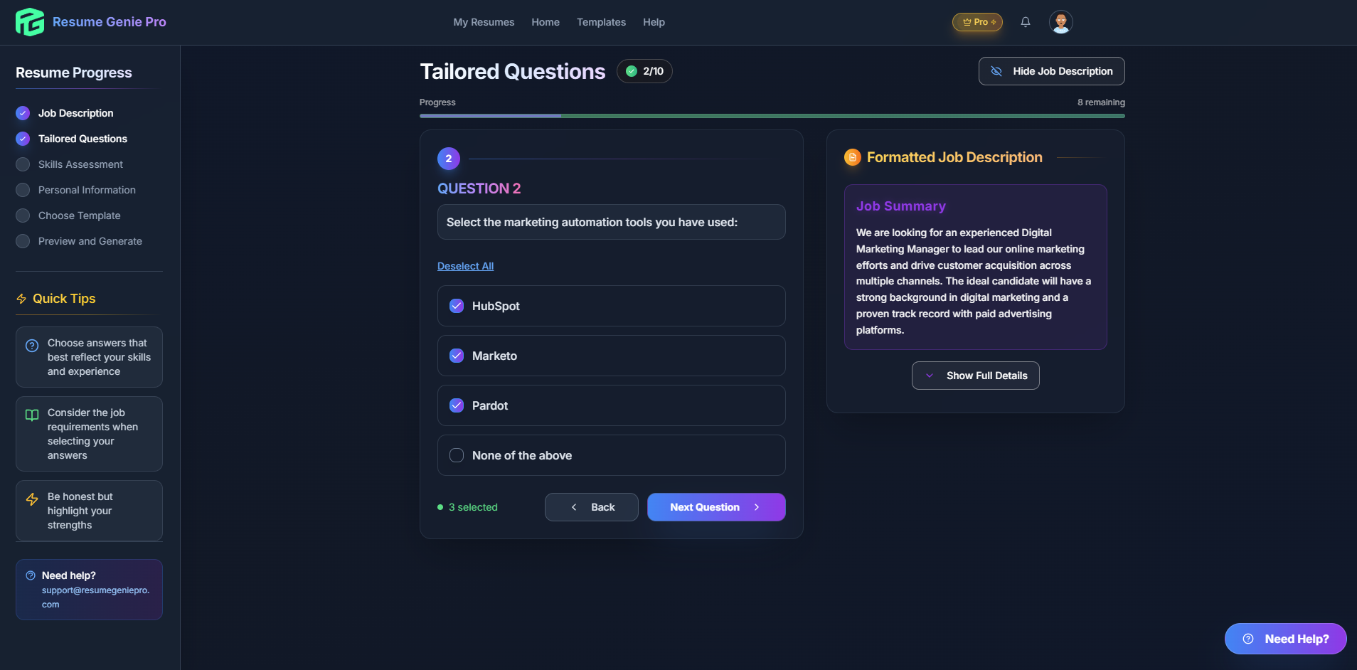 Resume Genie Pro screenshot 3