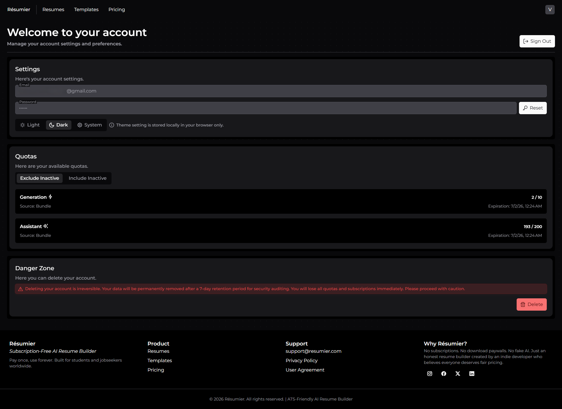 Résumier screenshot 6