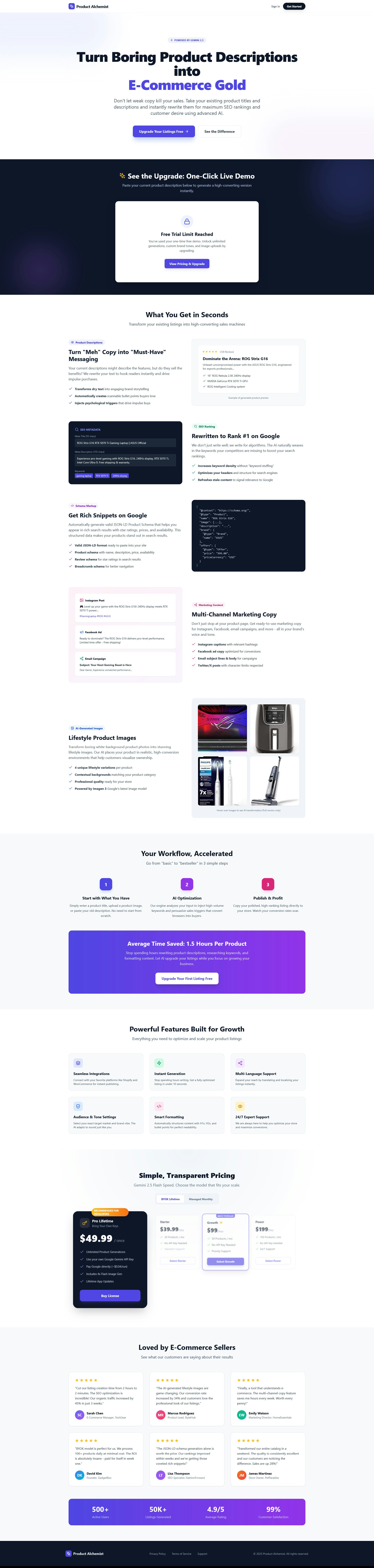 Product Alchemist screenshot 1