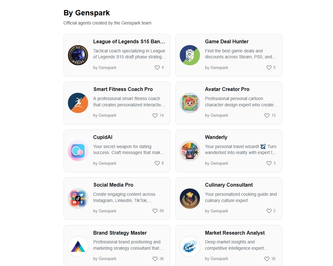 Genspark Custom Super Agent screenshot 4
