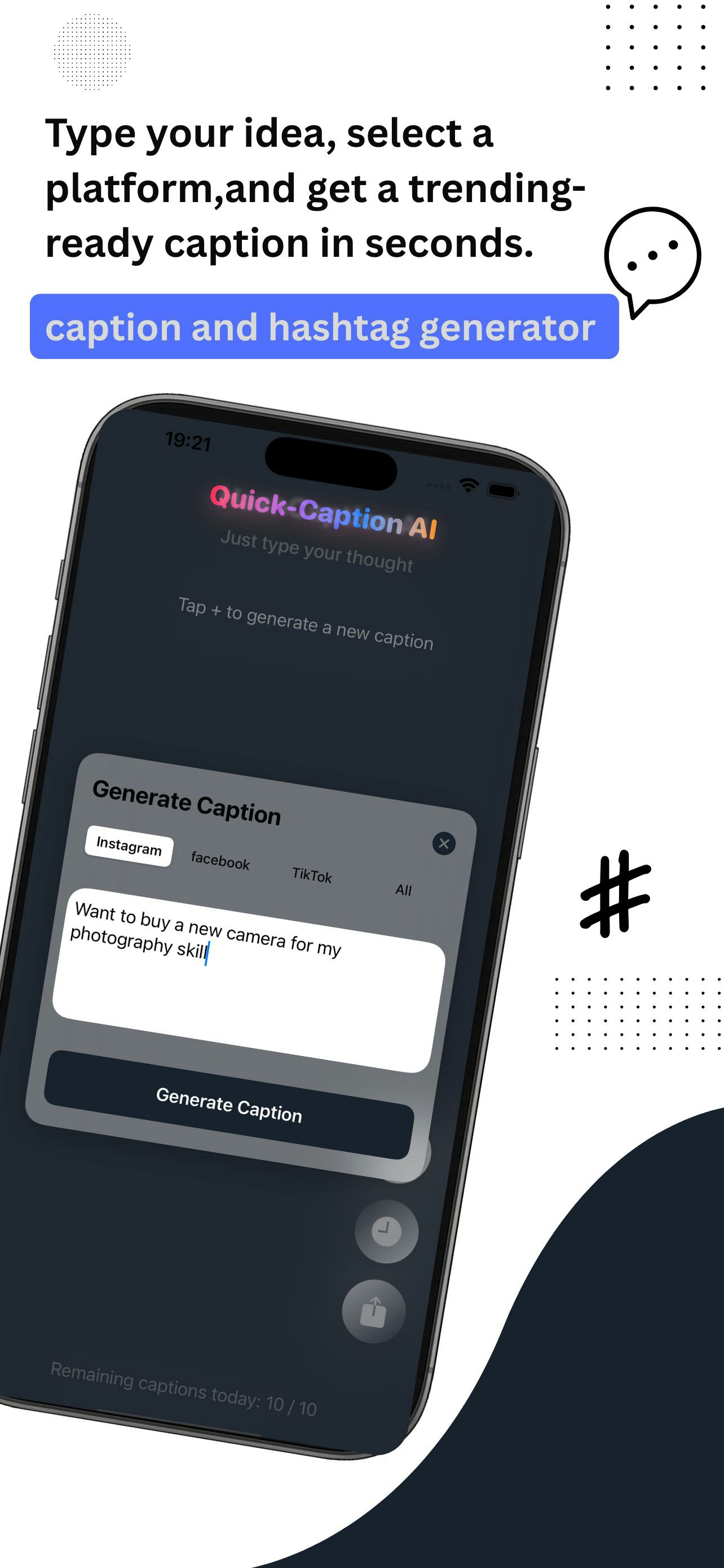 Quick Caption AI screenshot 3