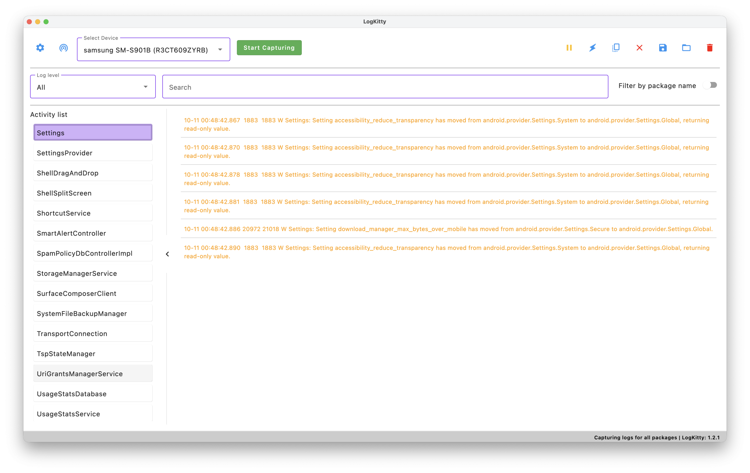 LogKitty screenshot 1