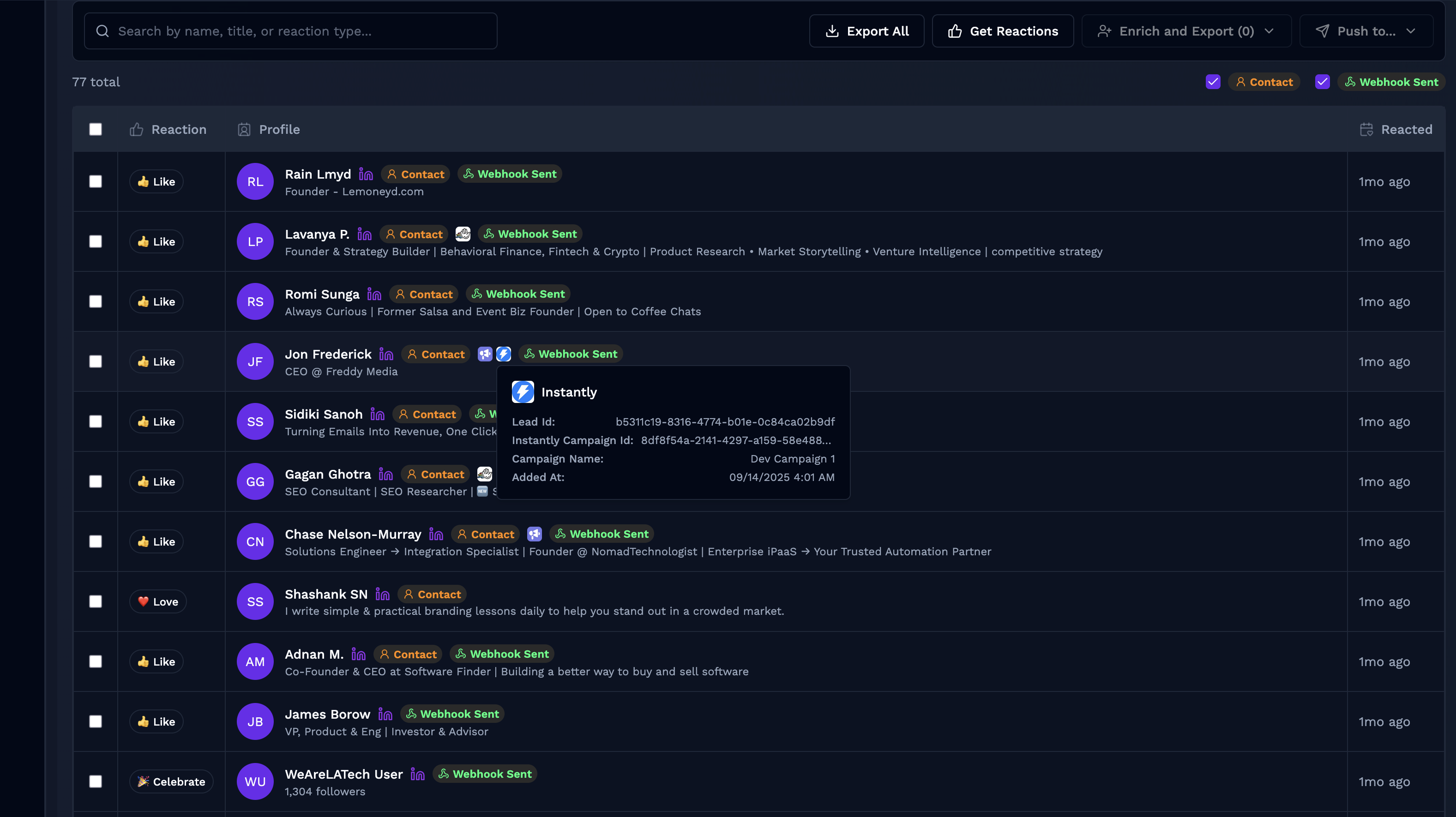 getsignals(in) screenshot 2