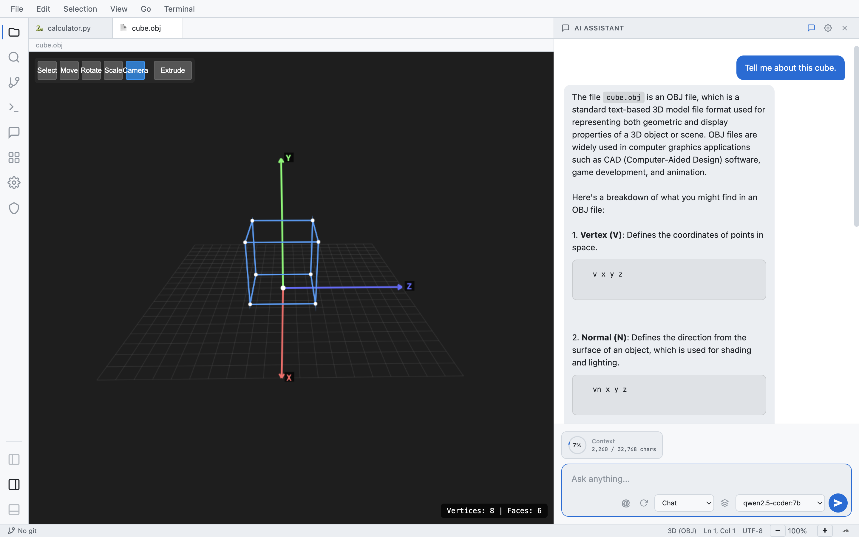 Ollie IDE screenshot 2