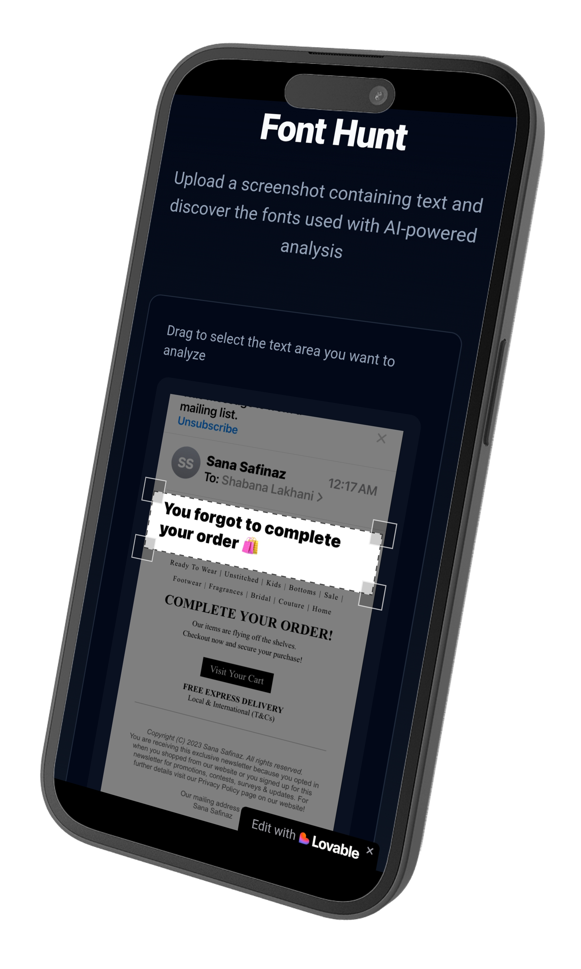 FontHunt screenshot 4