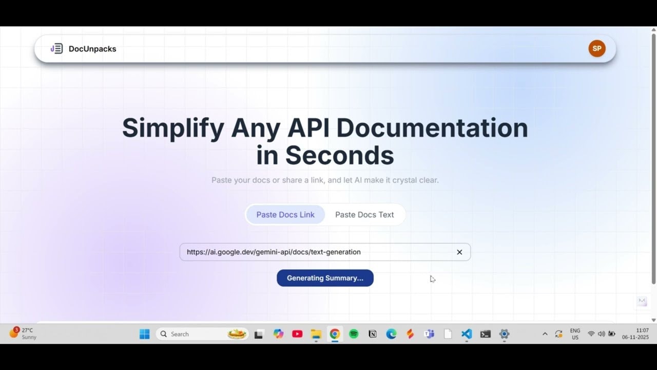 DocUnpack screenshot 2
