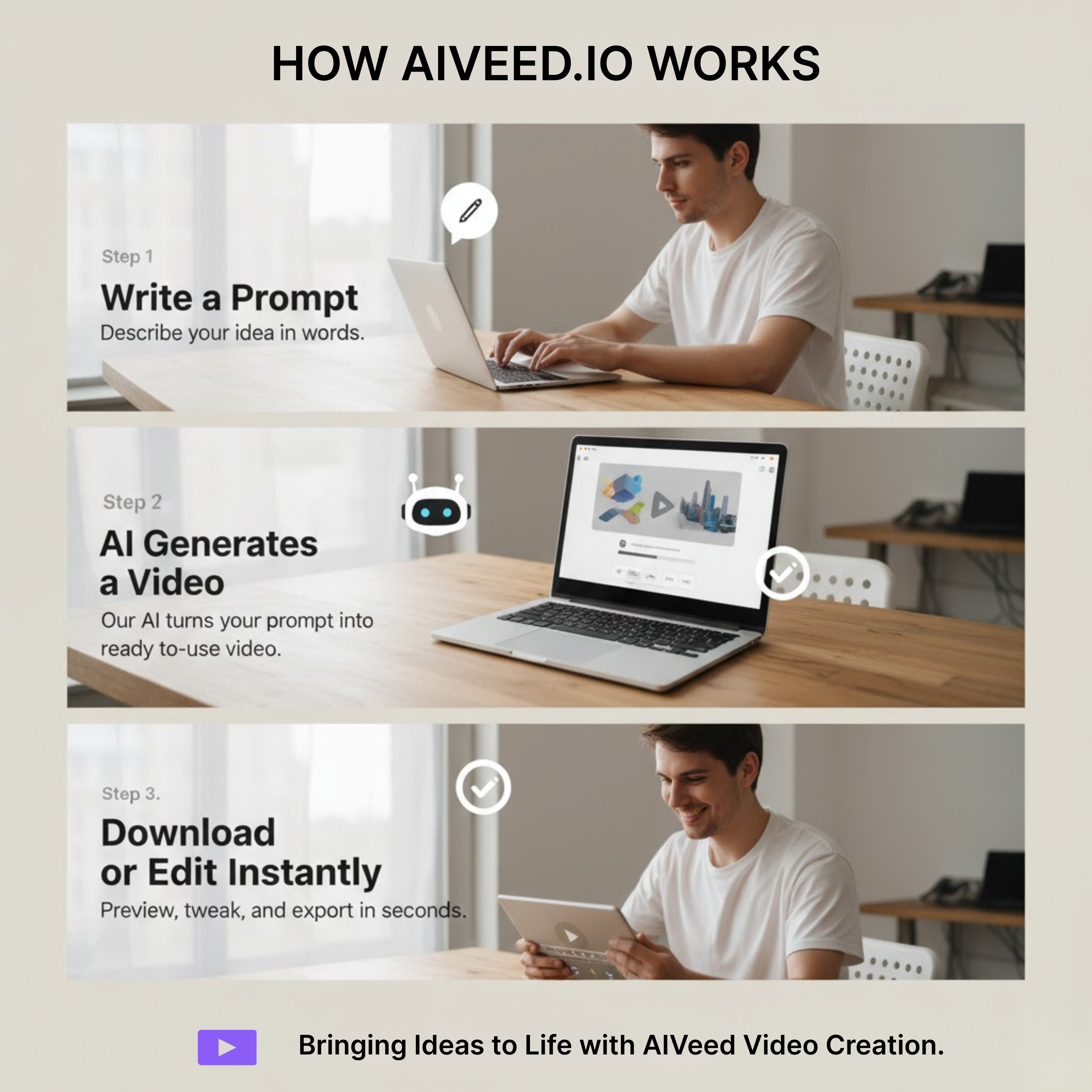 Create Pro Videos in Minutes - AIVeed.io screenshot 2