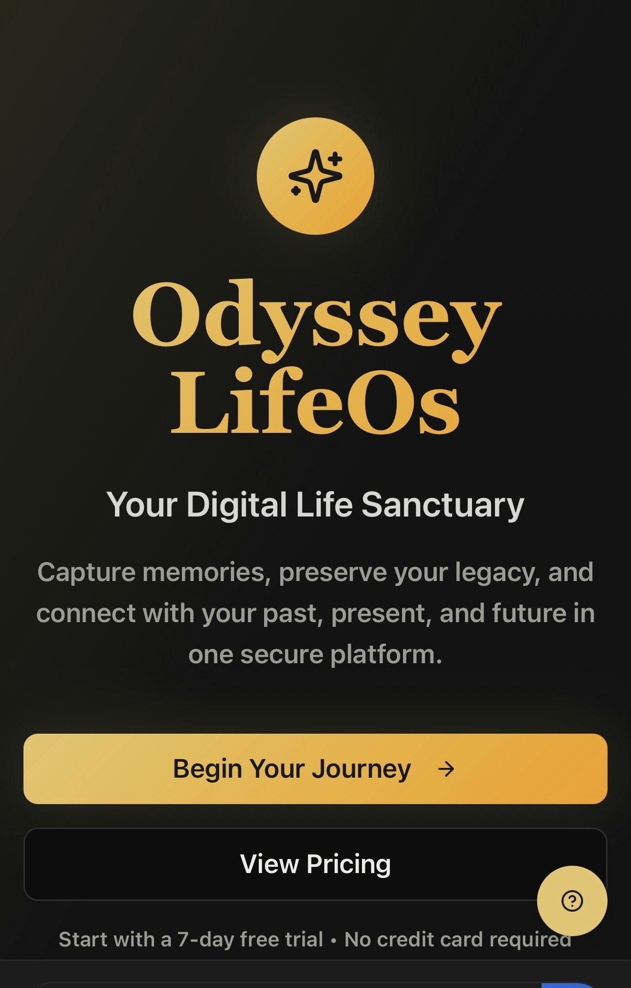 Odyssey LifeOS screenshot 1