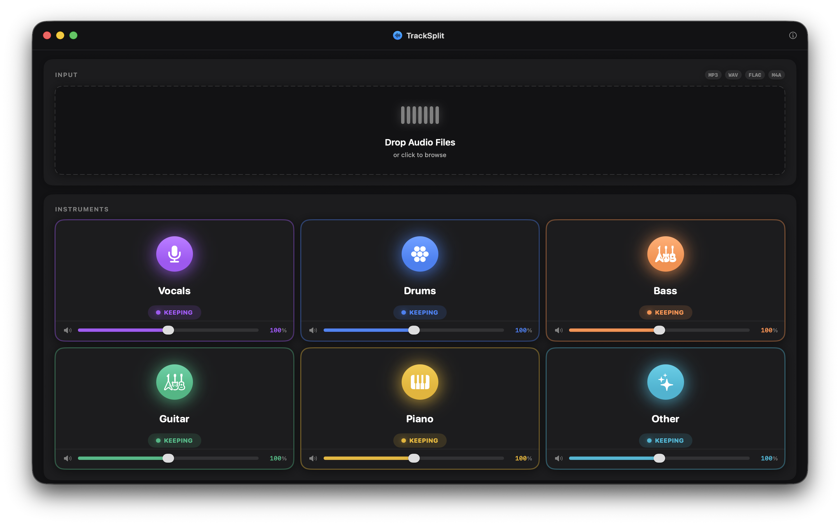 TrackSplit screenshot 1