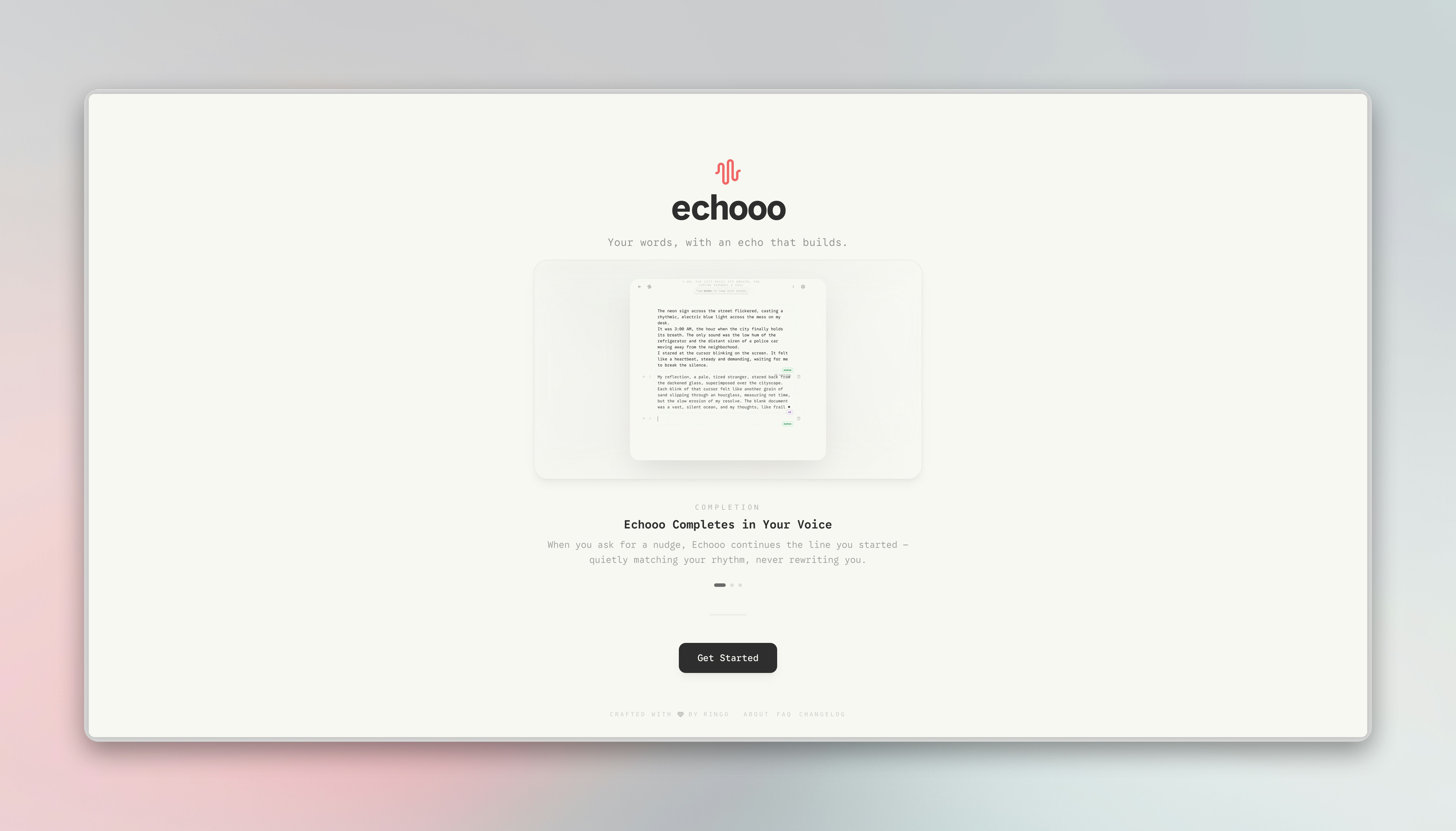 echooo screenshot 1