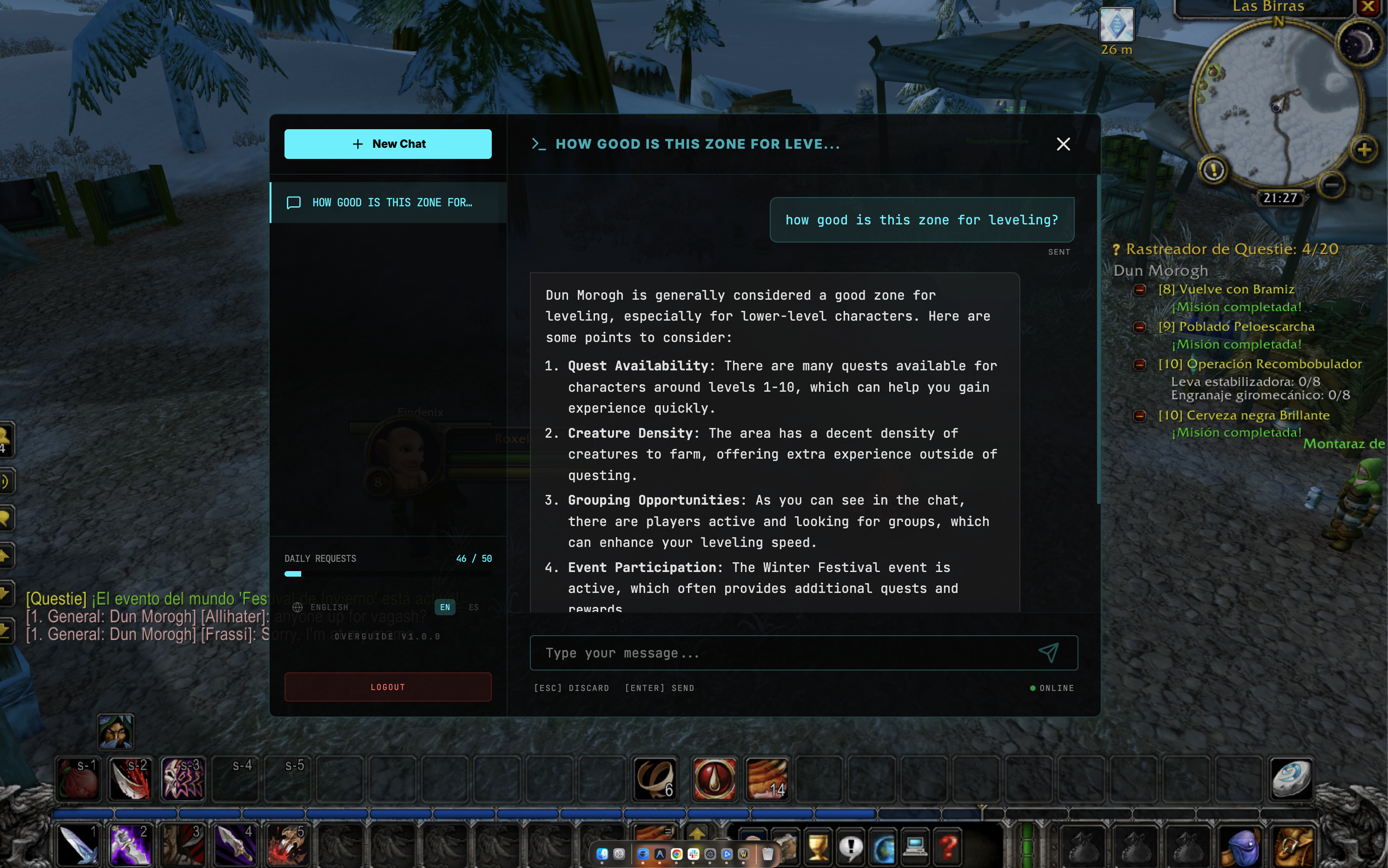 Overguide screenshot 1