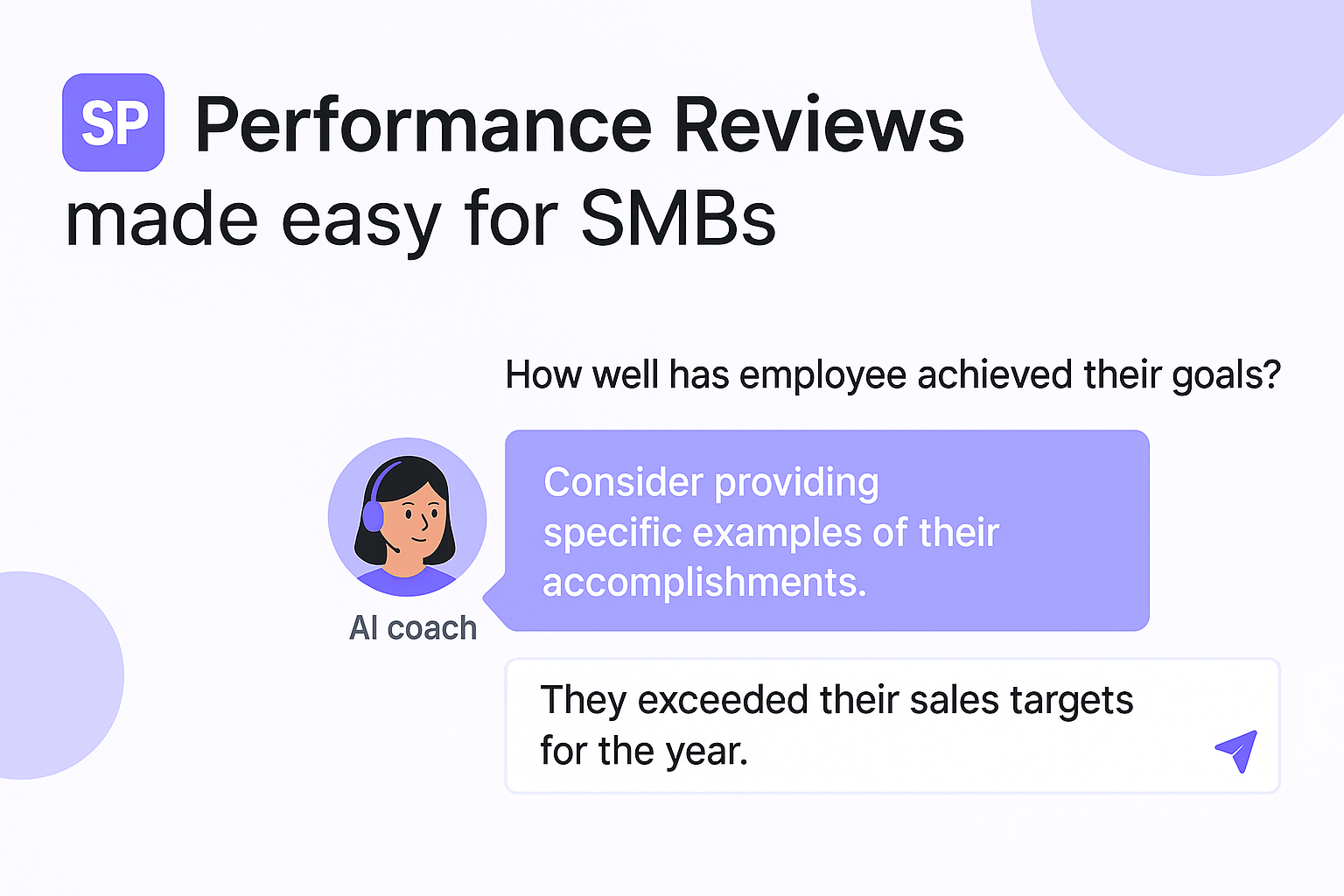 SimplePerf • AI performance reviews screenshot 1