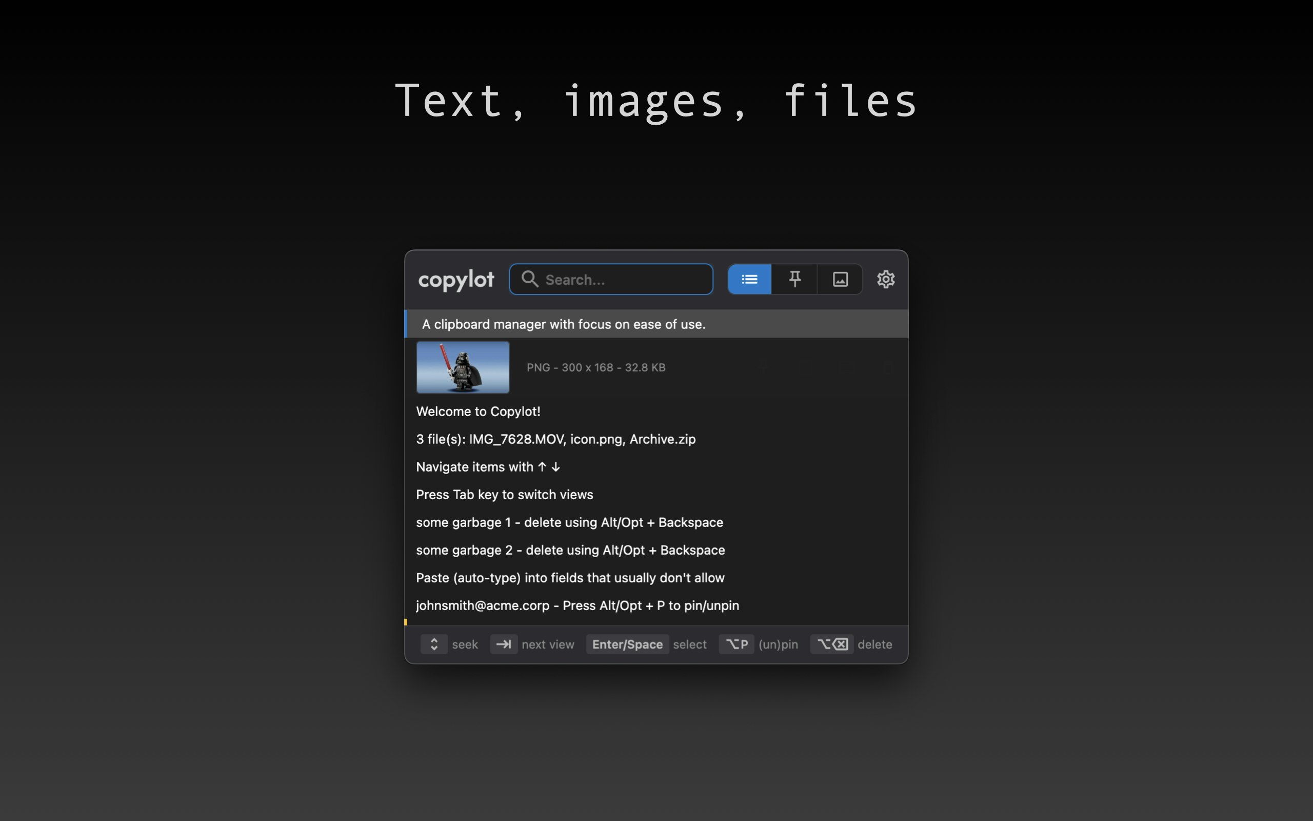 Copylot screenshot 1