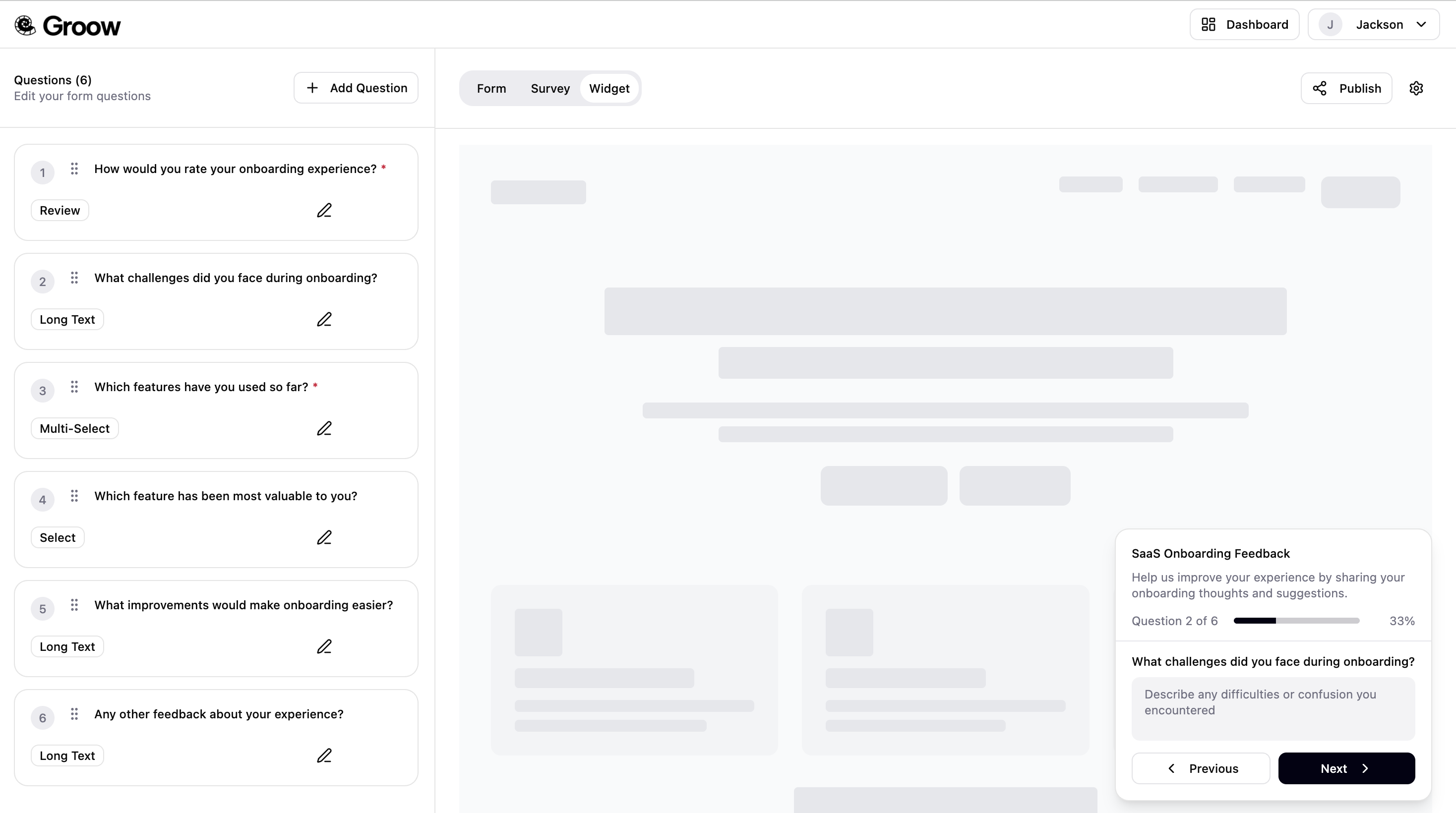 Groow - Collect user feedback in seconds screenshot 3