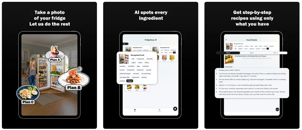 FridgeSnap AI - Food Scanner screenshot 1