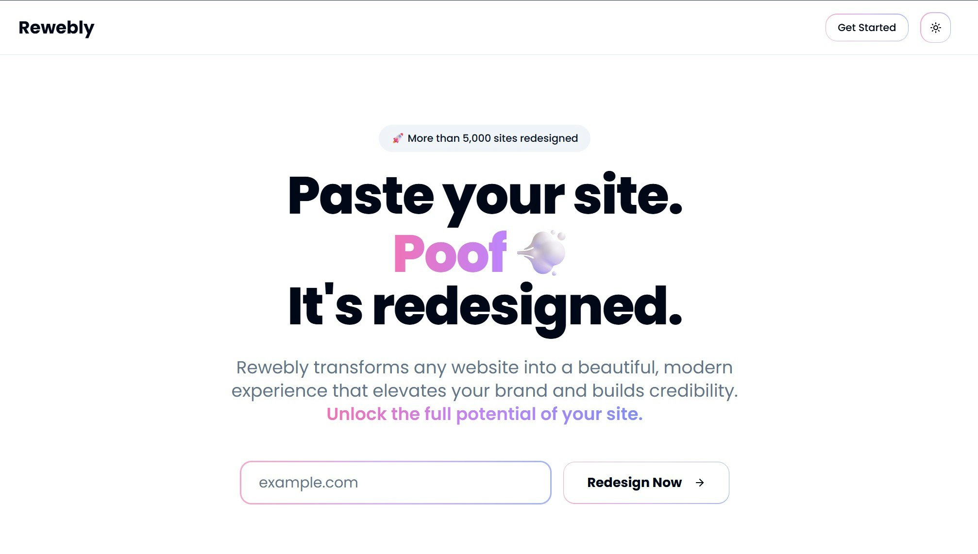 Rewebly screenshot 1
