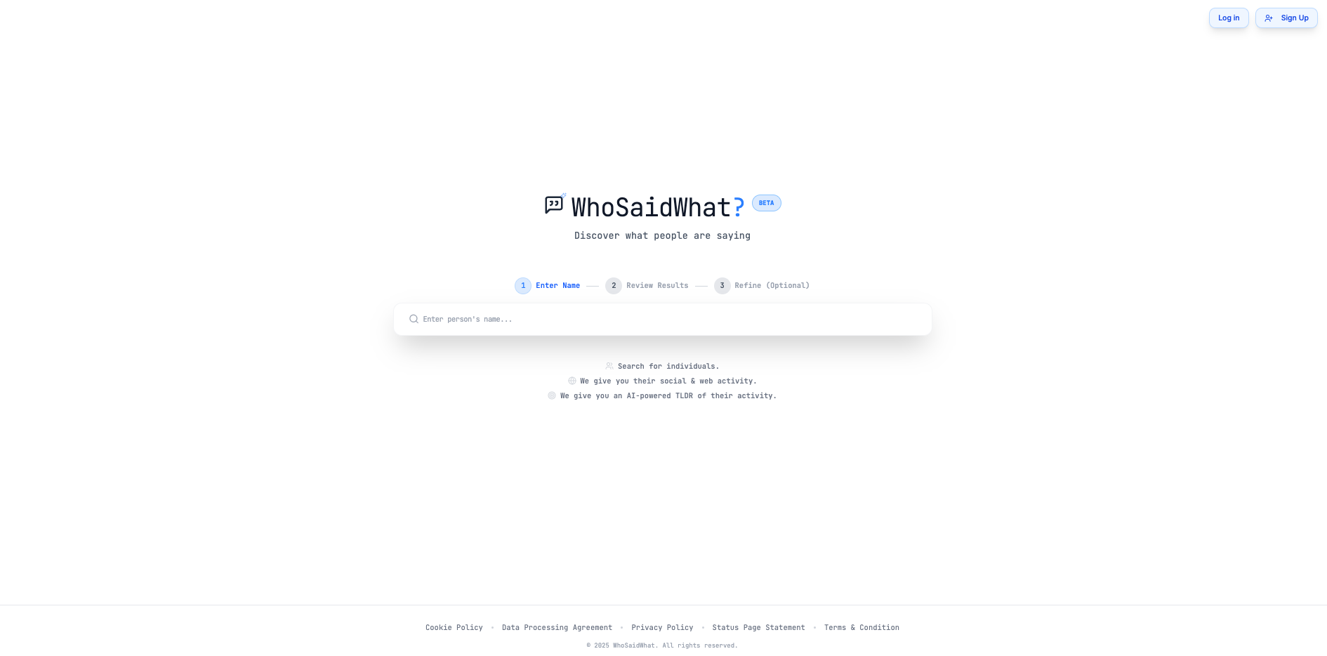 WhoSaidWhat? screenshot 2