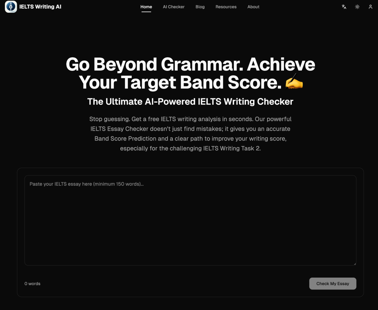 IELTS Writing Analytics screenshot 1