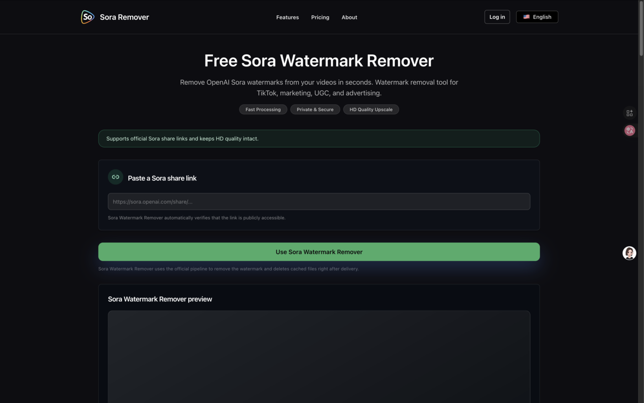 Sora Watermark Remover screenshot 2