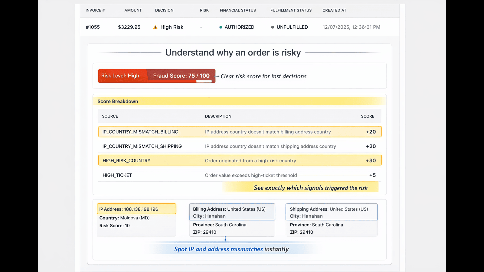 Fraudless – Fraud Protection for Shopify screenshot 3