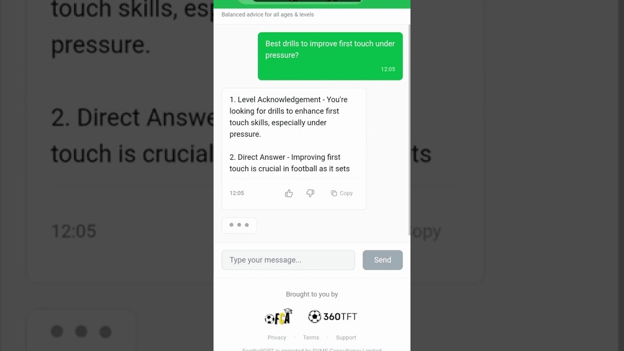 FootballGPT screenshot 1