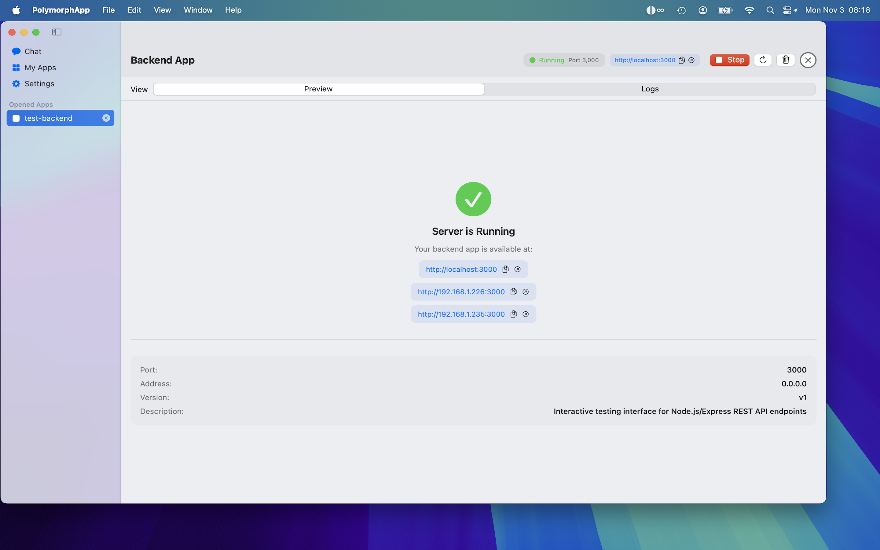 PolymorphApp screenshot 2