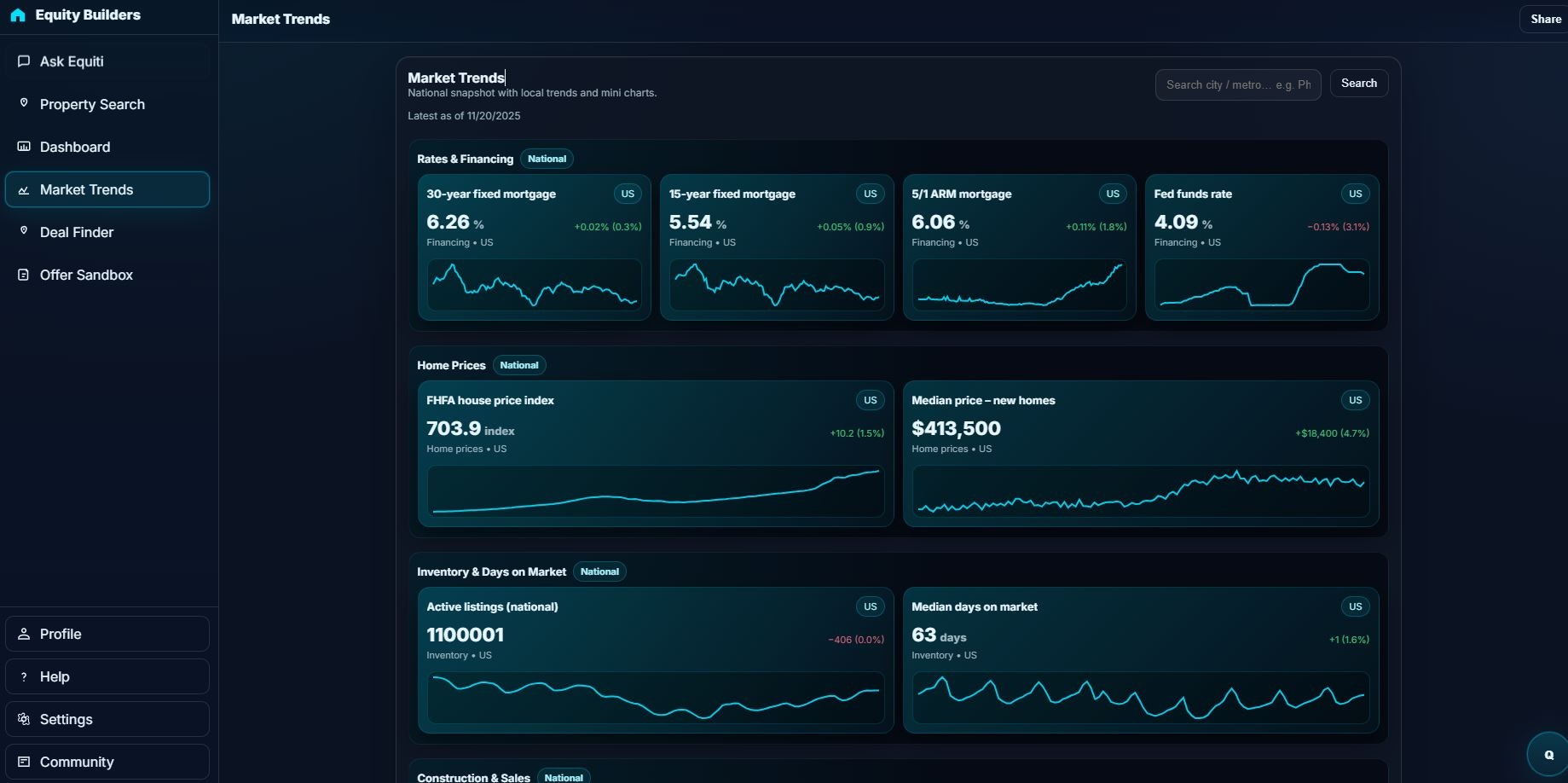 EquityBuilder.io screenshot 3