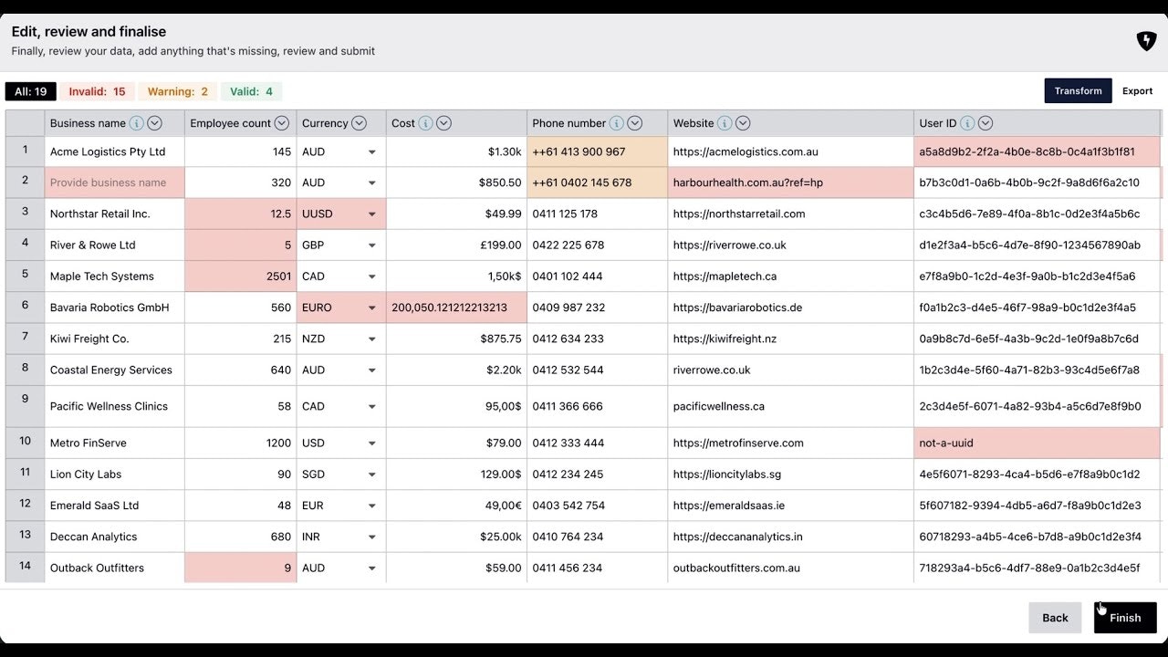 Bulk Upload & Data Migration SDK screenshot 1