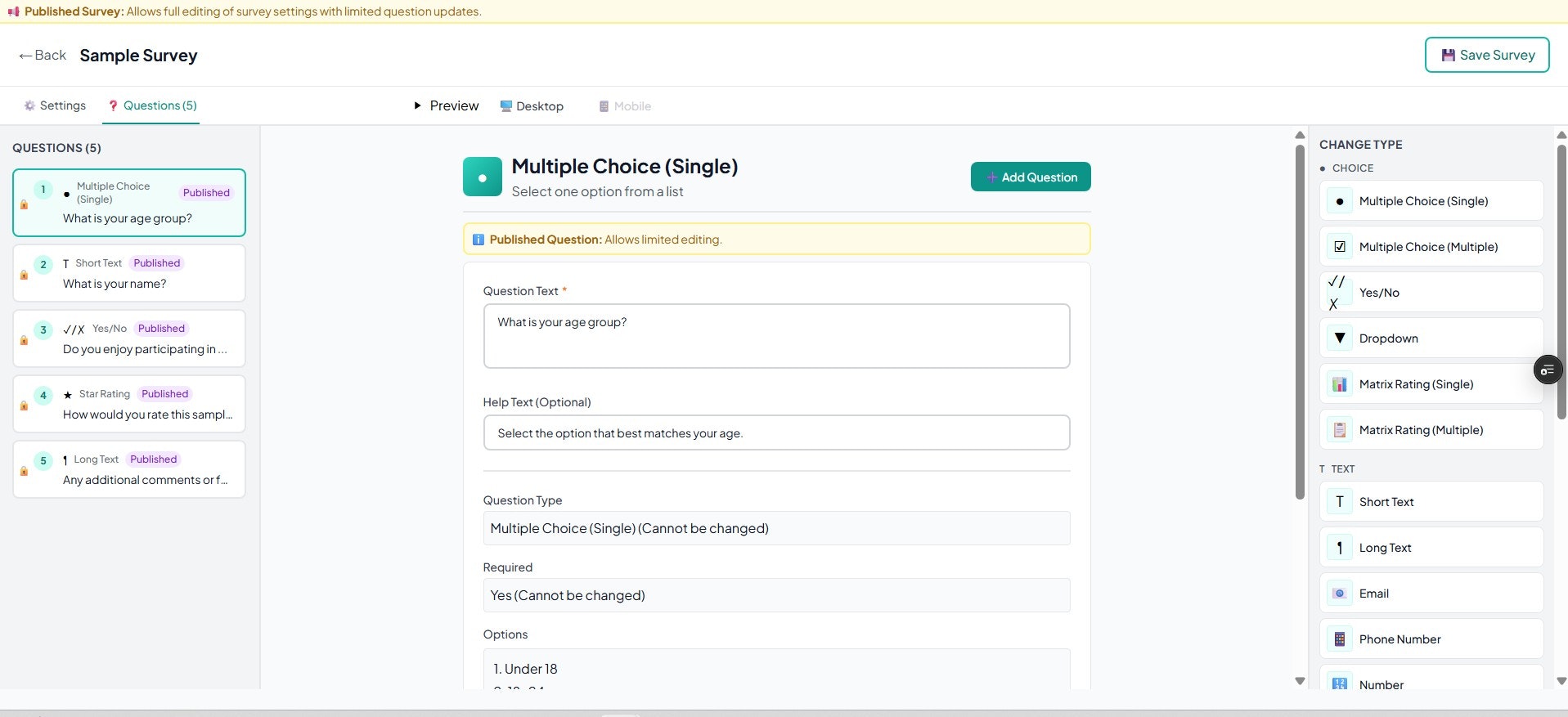 Smart surveys, no subscriptions screenshot 7