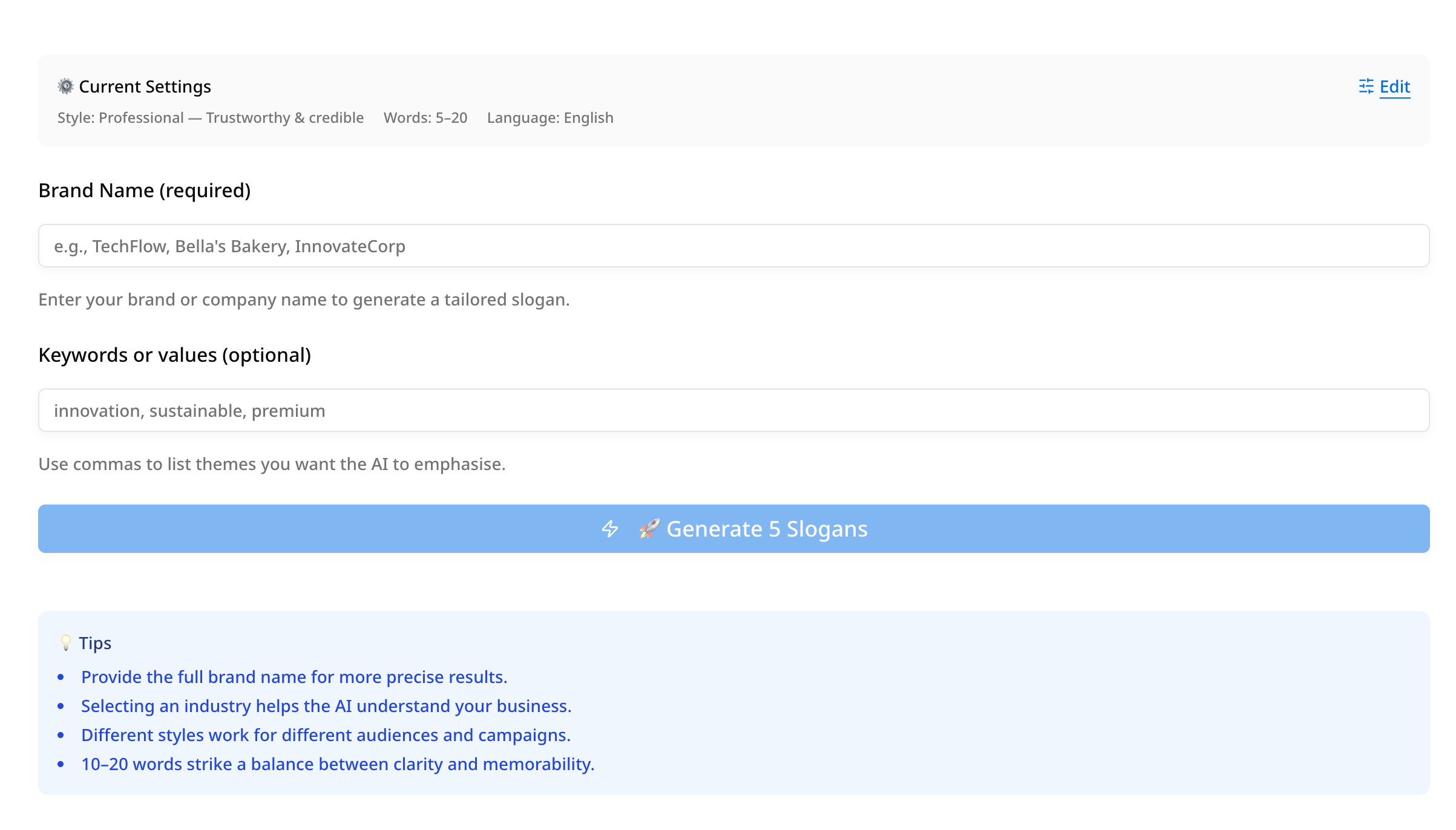 Slogan Generator screenshot 3
