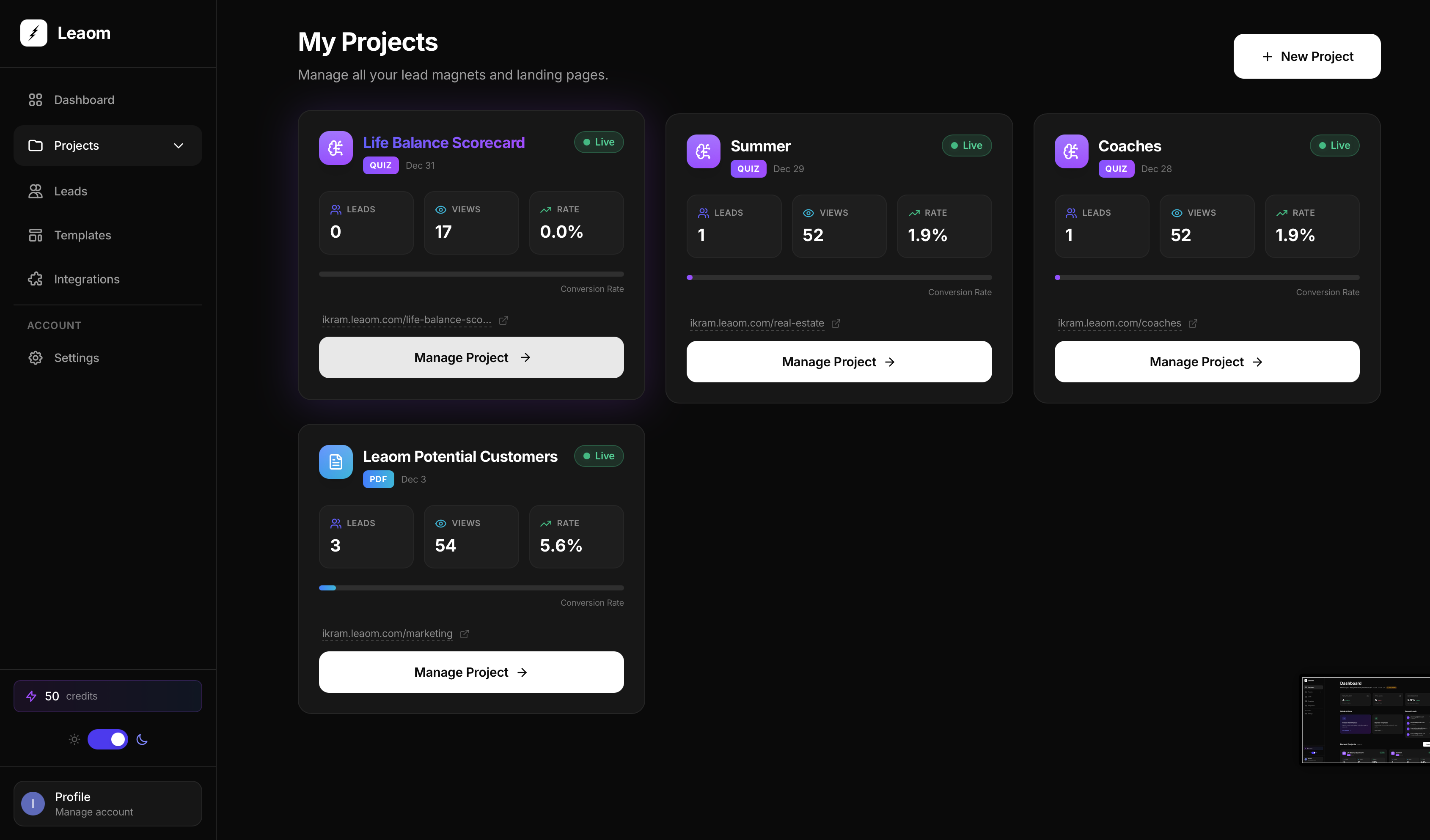 Leaom screenshot 4