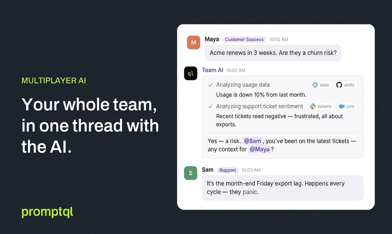 PromptQL screenshot 1