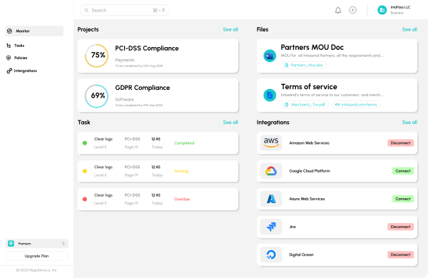 Regulance screenshot 1