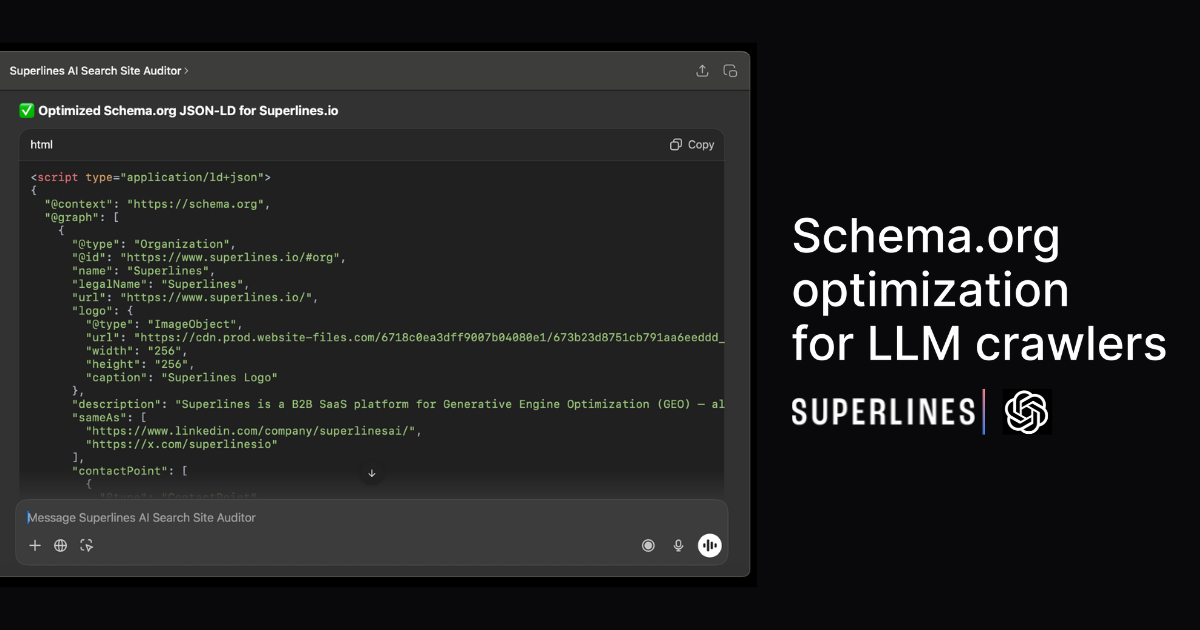 Superlines AI Search Auditor for ChatGPT screenshot 4