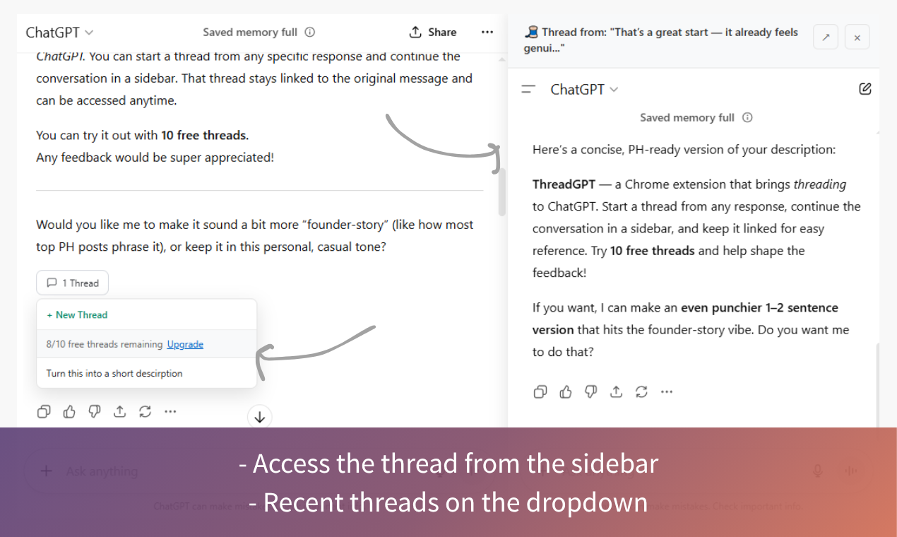 ThreadGPT screenshot 3