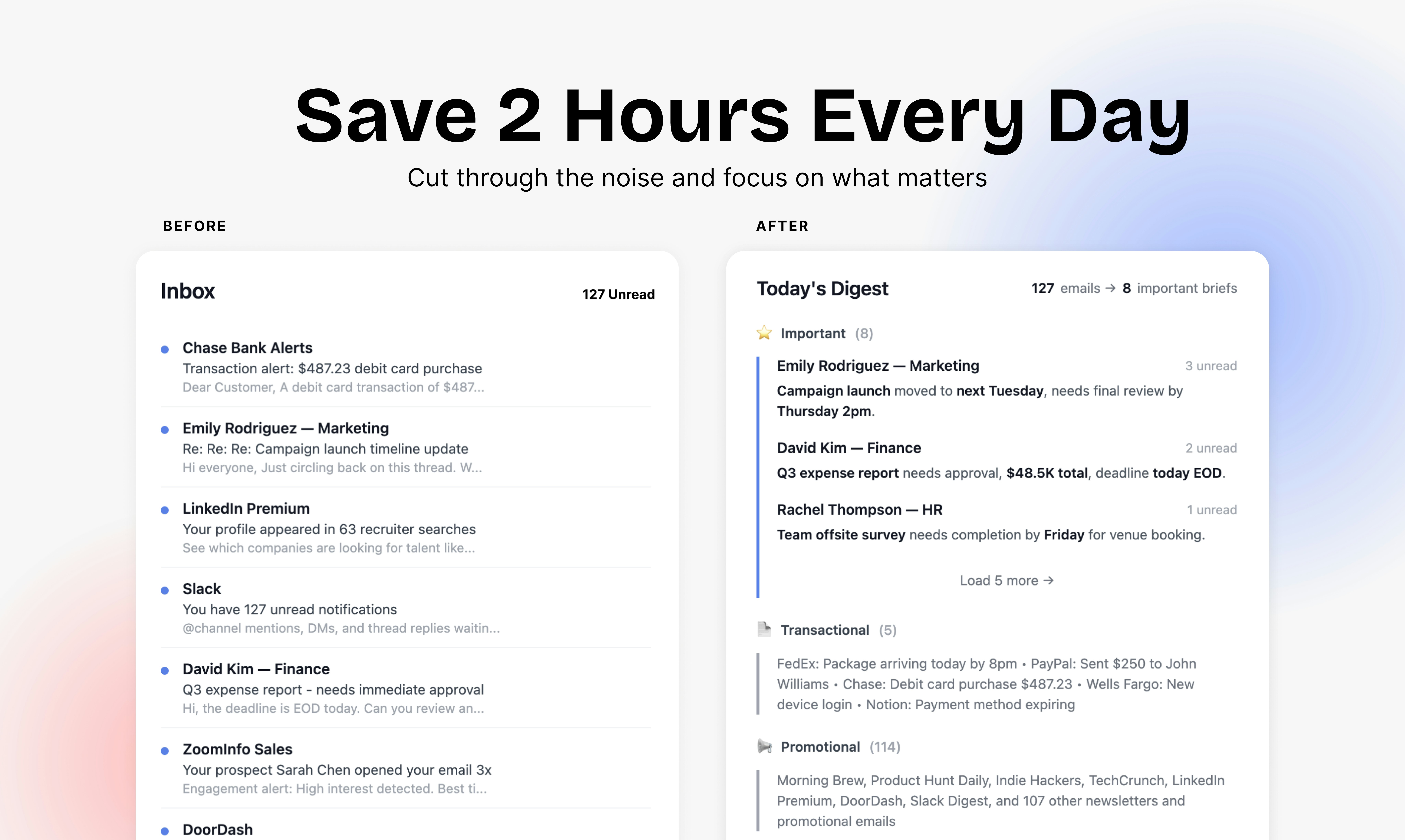Inbox Digest AI screenshot 2