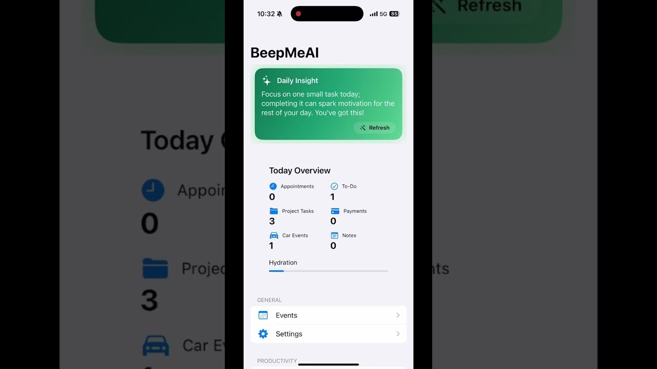 BeepMeAi screenshot 1